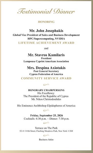 FCAO 2026 Testimonial Dinner Honors Community Leaders