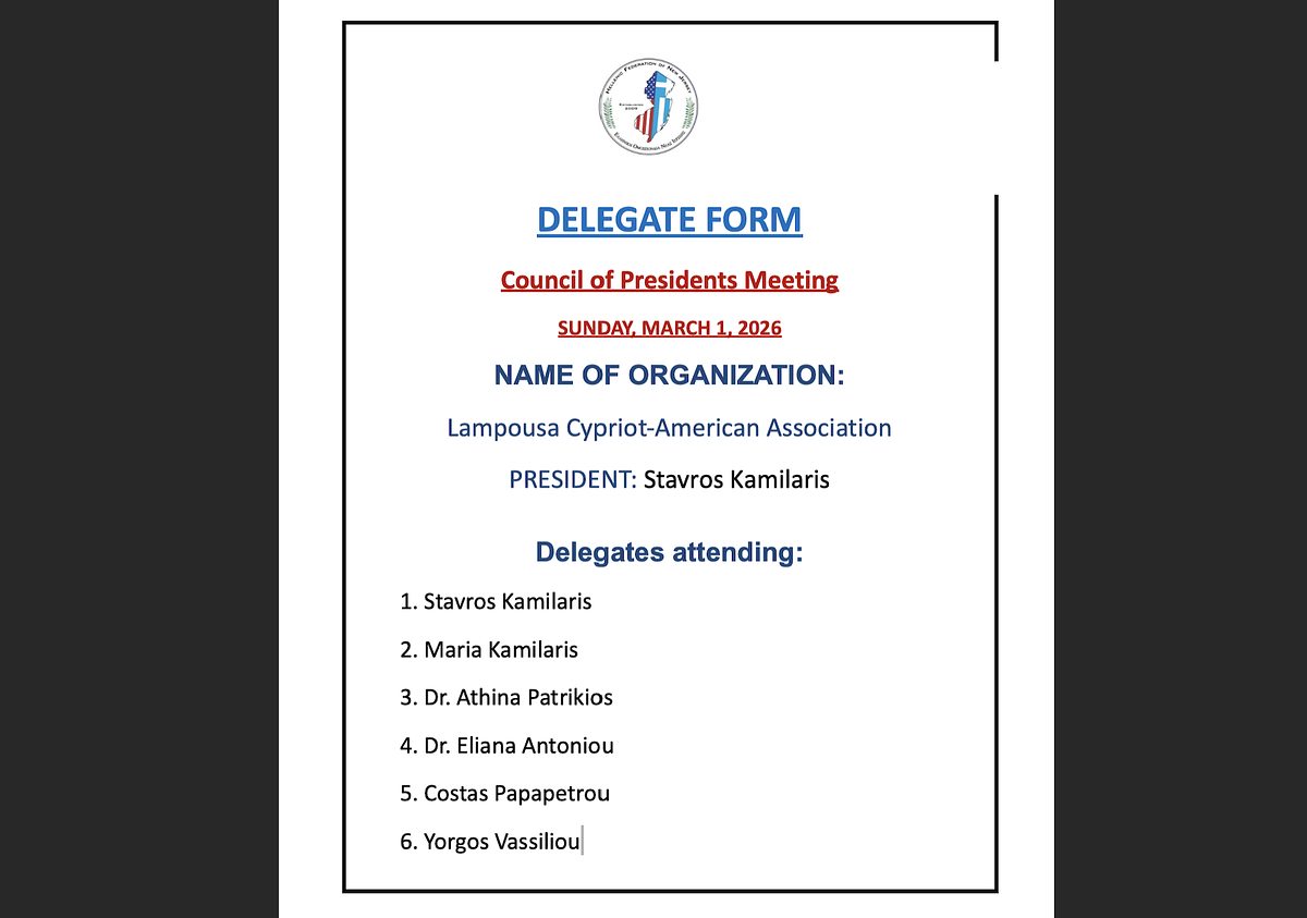 Lampousa Participates in HFNJ Council of Presidents General Assembly